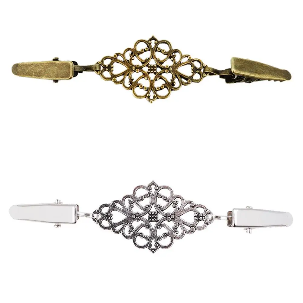 Инновационный Сплав Свитер клипса для кардигана соединение пряжки воротник клип