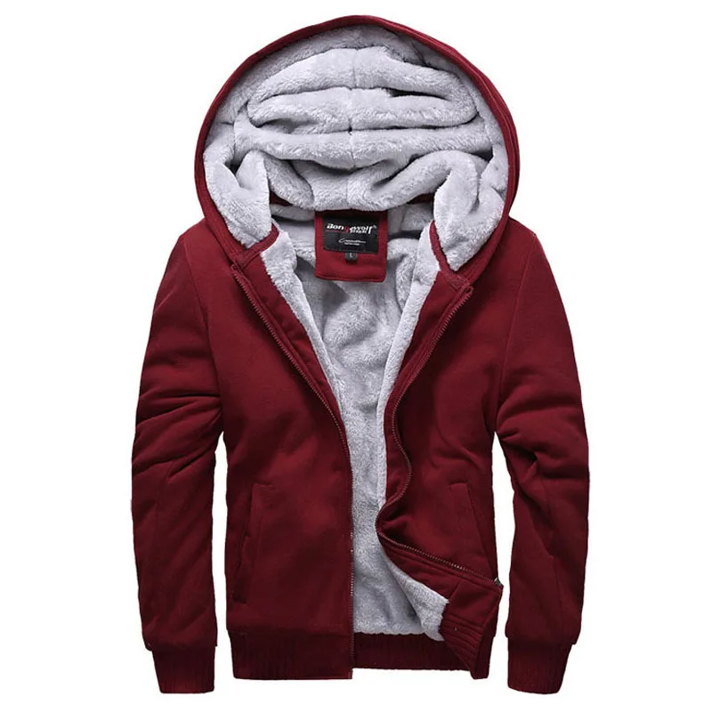 Толстовки мужские зимние теплые пальто с капюшоном Мужские Пальто повседневные толстовки плюшевый утолщенный спортивный свитер флисовая верхняя одежда Униформа толстовки