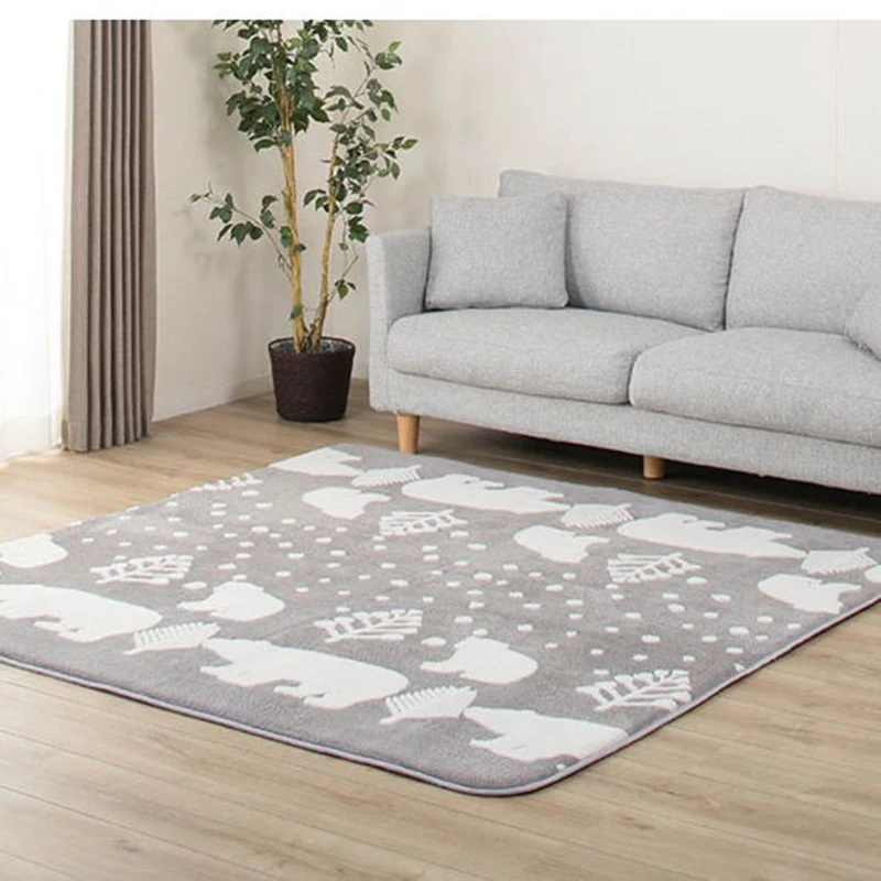 

Cordial Shining Australian Plush Jacquard Carpets for Living Room Sofa Carpet Children Cute Rug Bedside Tatami Mat