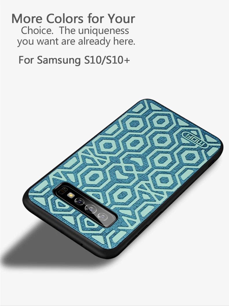 Для Galaxy S10+ чехол, жидкий силикон, задняя крышка, MOFi,, для samsung S10 Plus, чехол s coque, ткань, противоскользящий, S10e чехол