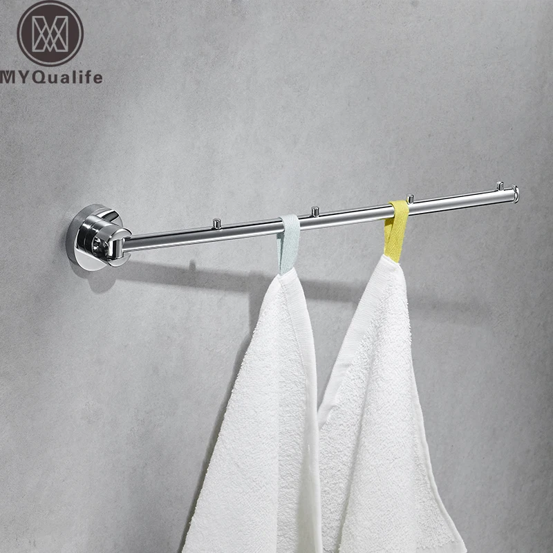 Держатель для полотенец Настенный гибкий поворот на 180 градусов|towel rod|bar towel holdertowel