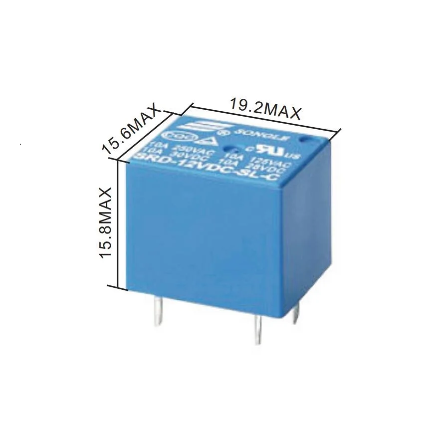 SRD 12VDC SL 4Pin Малый мощность DC промышленное реле SONGLE T73 24V 5V G5LA HK3FF G5LB JS1 JQC 3FF HF3FF ORWH NT73 RWH HHC66A