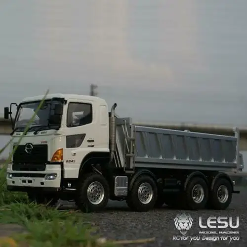LESU 1/14 RC DIY Tmy Hn 700 8*8 гидравлический самосвал Модель ESC Радиоуправляемая машина