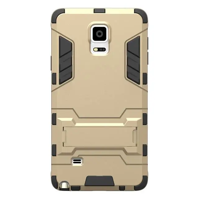 Для Samsung Galaxy Note 4 Fundas Case Hybrid Dual Heavy Duty 3D броня Стенд Случаи Обложка N9100 Coque $|case hybrid|case