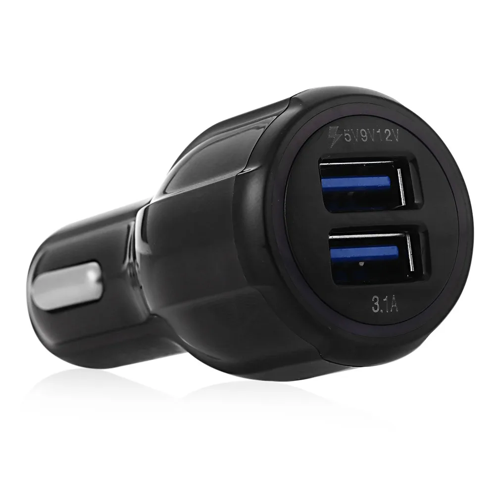 Мини Автомобильное зарядное устройство 2 0 USB быстрая зарядка с портами 3.1A DC 5 V/9 V/12