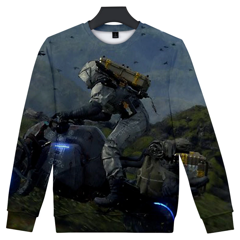 Толстовка с длинным рукавом и круглым вырезом в японском стиле|Женские толстовки