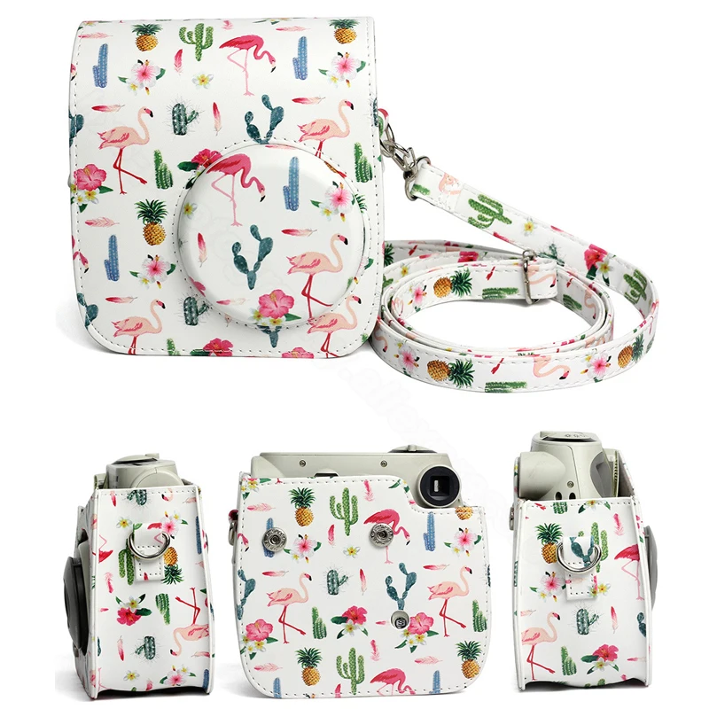 Чехол для Камеры Fujifilm Instax Mini 7s 7c качественная сумка через плечо из искусственной