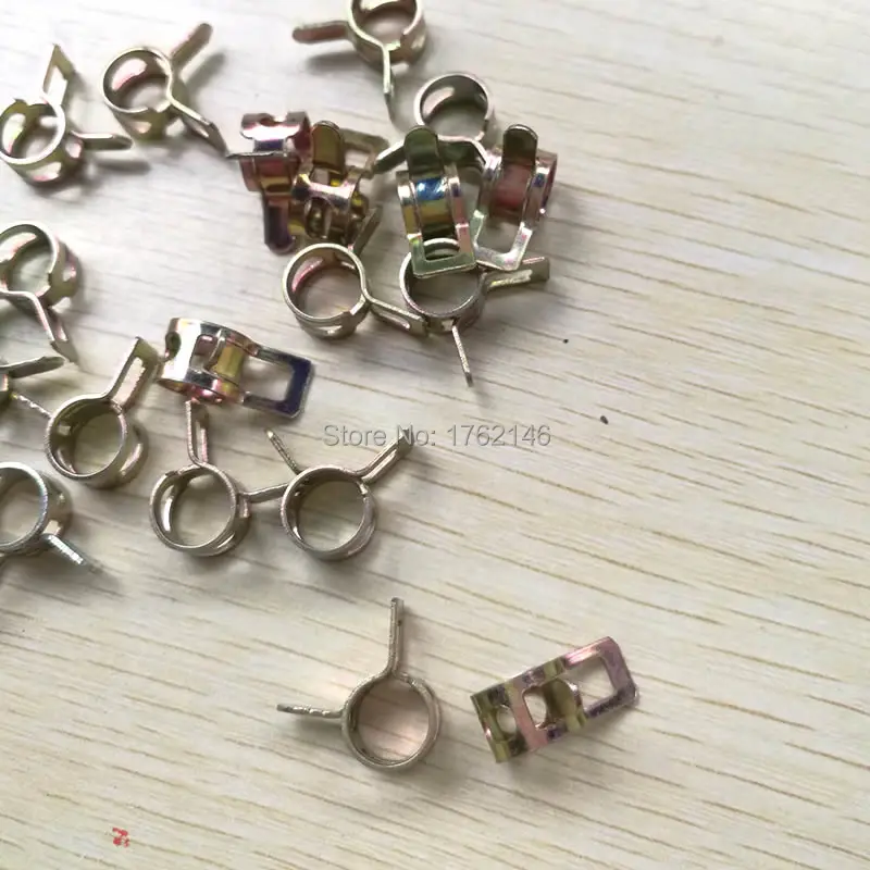 500 шт 6 мм Размер пружинный зажим для топливного масла шланг труба шланга