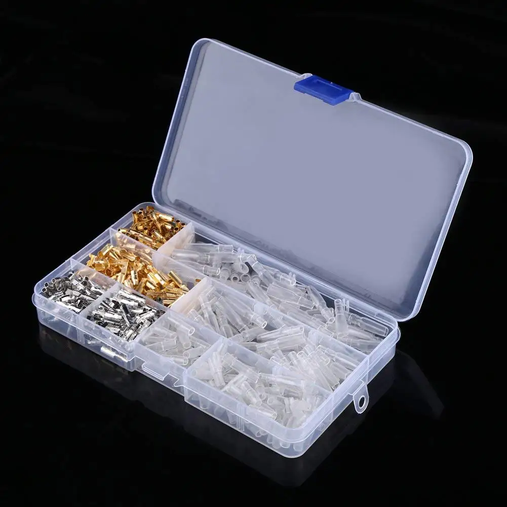 100 шт 3 9 мм латунный штекер и гнездо провода цилиндрические клеммы Электрический