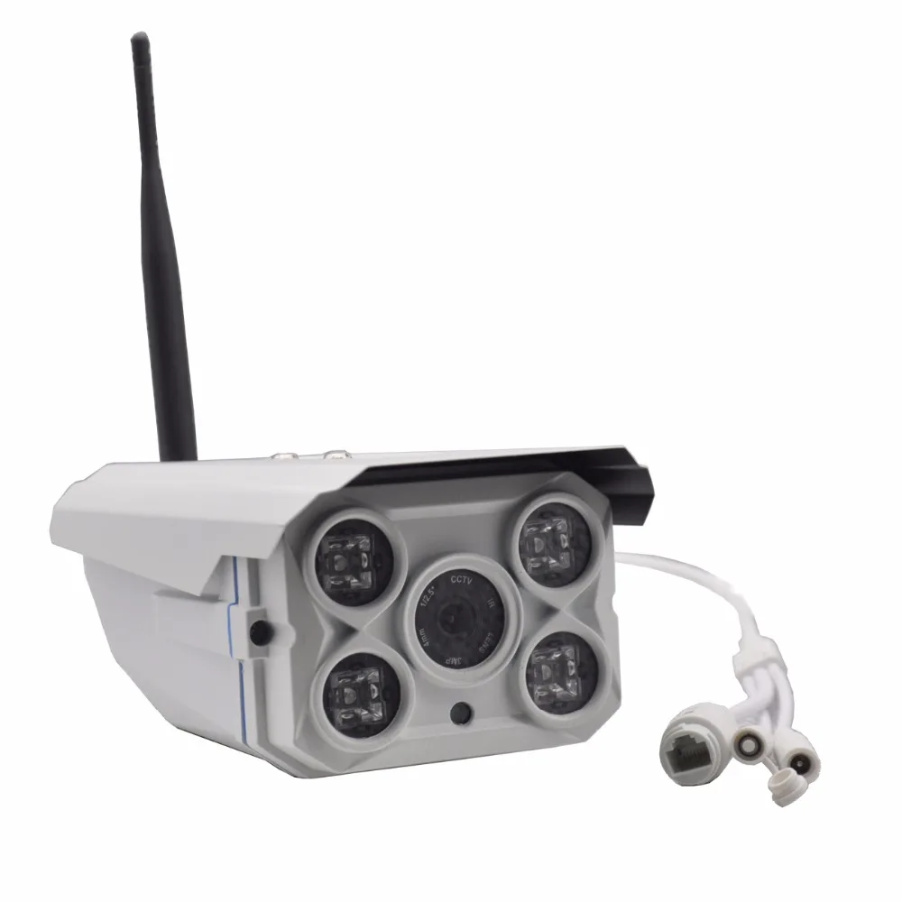 Открытый Водонепроницаемый Wi Fi пуля Камера сети Беспроводной IP CCTV 8 мм дома