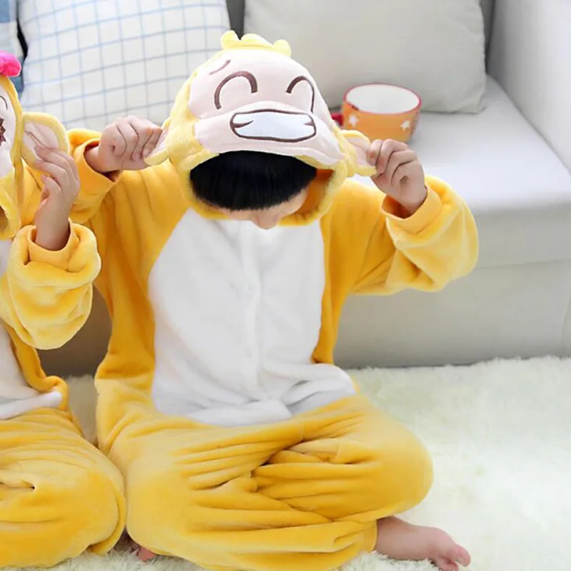 boy Hip-hop monkey Для детей в стиле хип-хоп с принтом «обезьяна» Косплэй кигуруми Комбинезоны ребенок мультфильм аниме-комбинезон детский костюм для девочек и мальчиков с животными Маскировка, одежда для сна, пижамы - Цвет: boy Hip-hop monkey