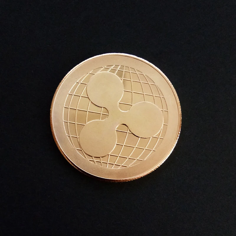 Горячая Распродажа монета рябь памятная круглая криптовалюта плакированная