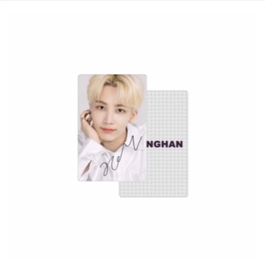 Kpop Seventeen Members бумажные фото карты WONWOO WOOZI DK коллективные фотокарты 1 шт