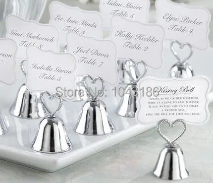 Бесплатная доставка 100 шт./лот очаровательные колокольчики с поцелуями держатели