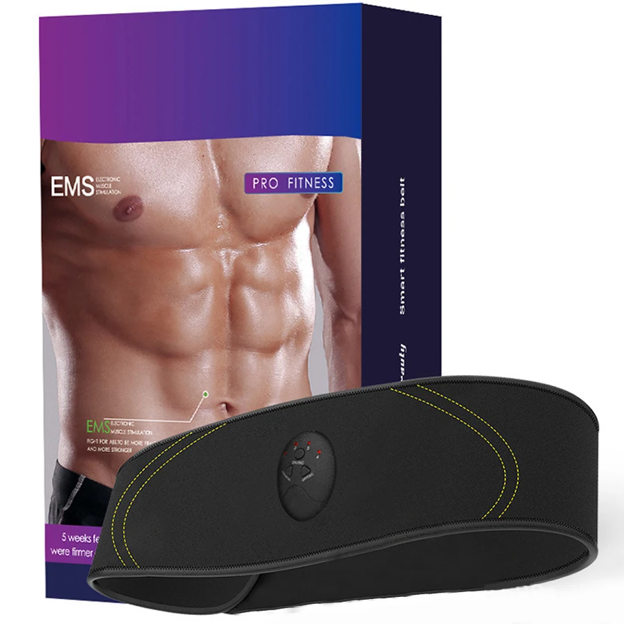 EMS мышечный симулятор для похудения умный фитнес пояс тренировки живота