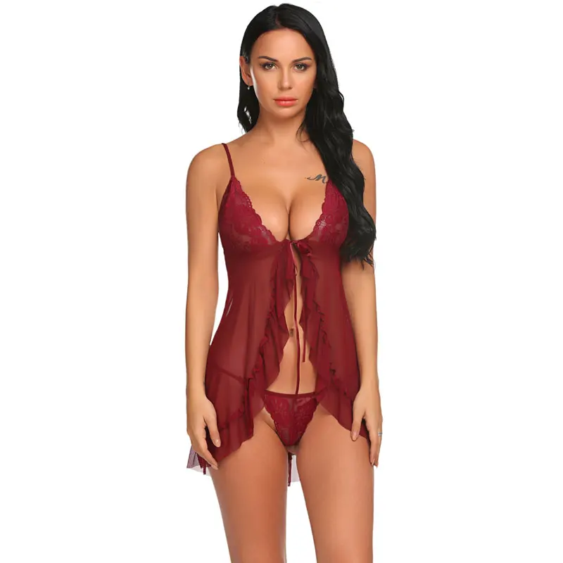 Avidlove женское сексуальное нижнее белье размера плюс кружевное Babydoll Эротическое