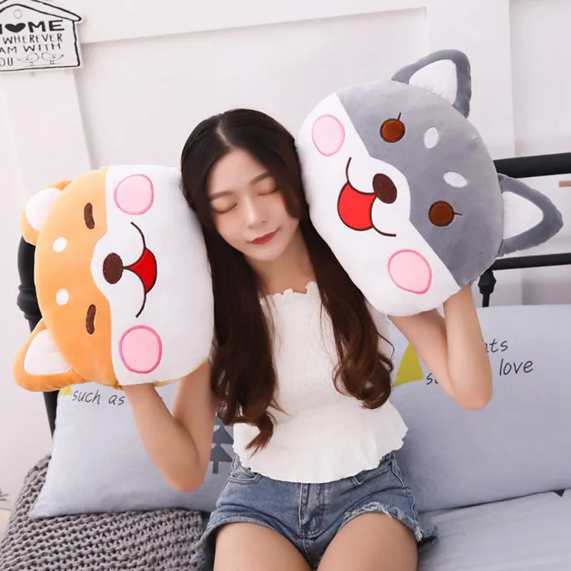 36 см кавайная хаски и пасторальная собака плюшевая теплая мягкая мультяшная