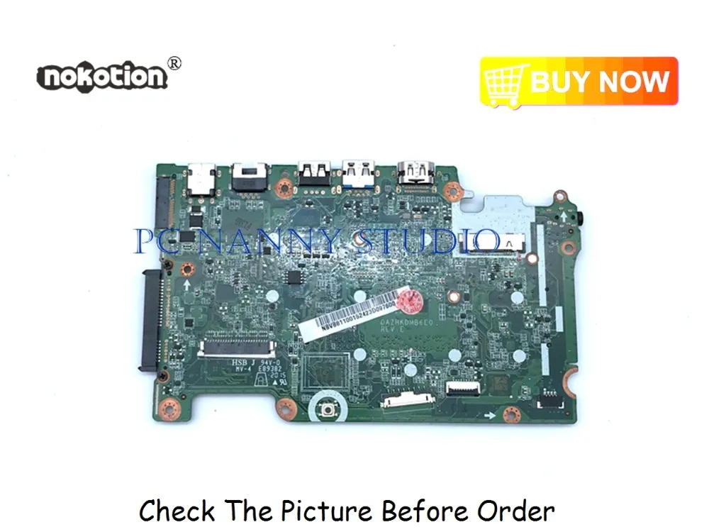 Материнская плата PANANNY NBVB811001 DAZHKDMB6E0 для Acer aspire материнская ноутбука DDR3