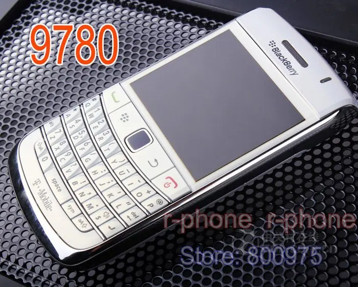 Восстановленный Blackberry Bold 9780 мобильный телефон 5MP 3g wifi gps Bluetooth Qwerty клавиатура 9780 мобильный телефон