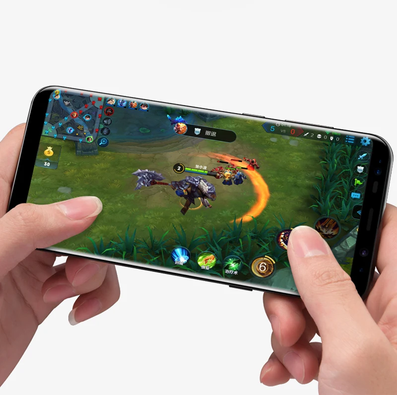Изогнутое закаленное стекло с полным покрытием для Samsung Galaxy S9 защита экрана