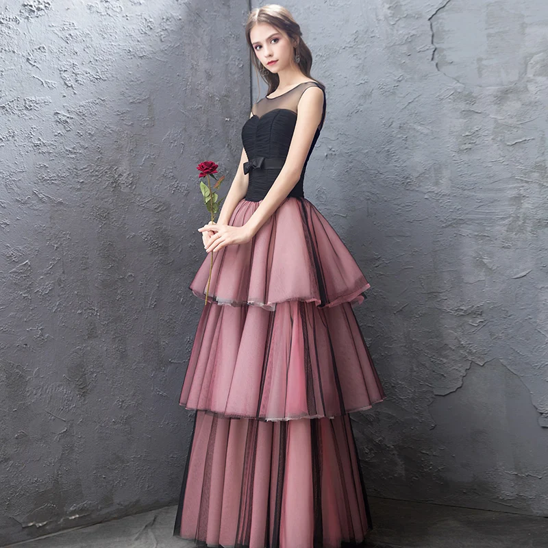 Платье SSYfashion кружевное без рукавов длиной до пола из тюля|Вечерние платья| |