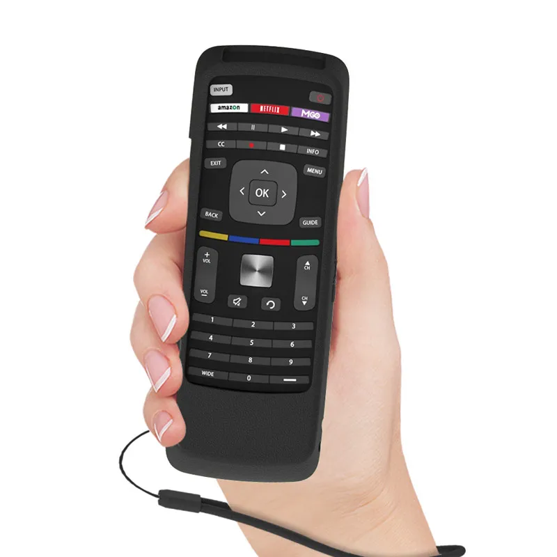 Чехол для пульта дистанционного управления для Visio XRT302 QWERTY клавиатура Smart tv пульт дистанционного управления SIKAI приятный к коже Ударопрочный силиконовый чехол против потери