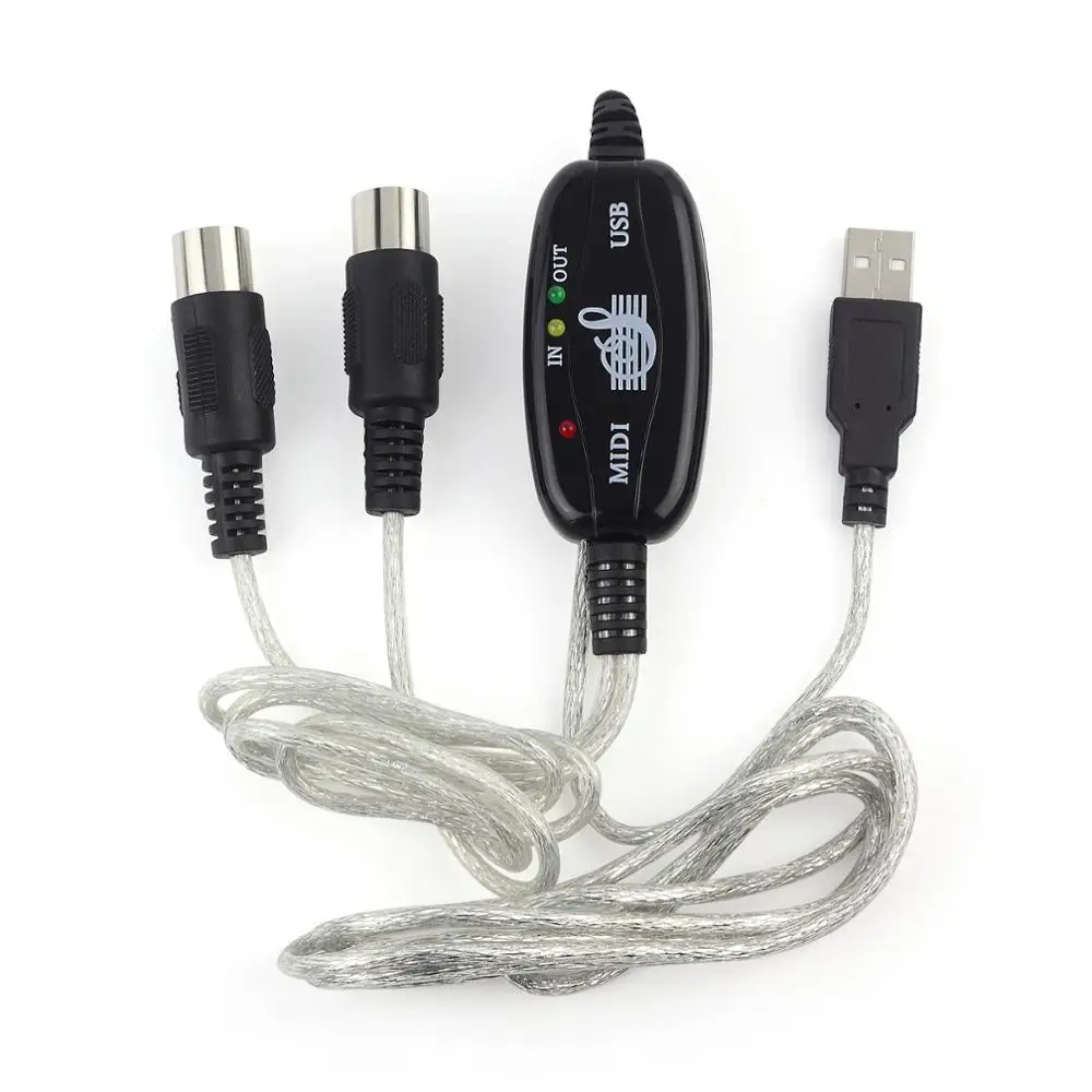 Кабель адаптер USB MIDI для ноутбука 6 футов 2 м|Кабели USB| |