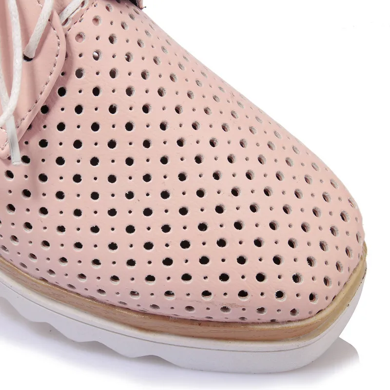 Asumer/Модная обувь женские туфли на танкетке с квадратным носком шнуровке