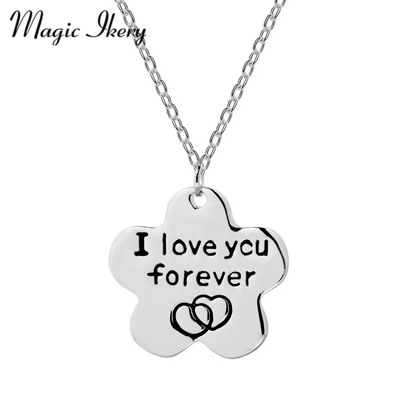 Лидер продаж модные серебряные ожерелья Miss Lady с выгравированными буквами и