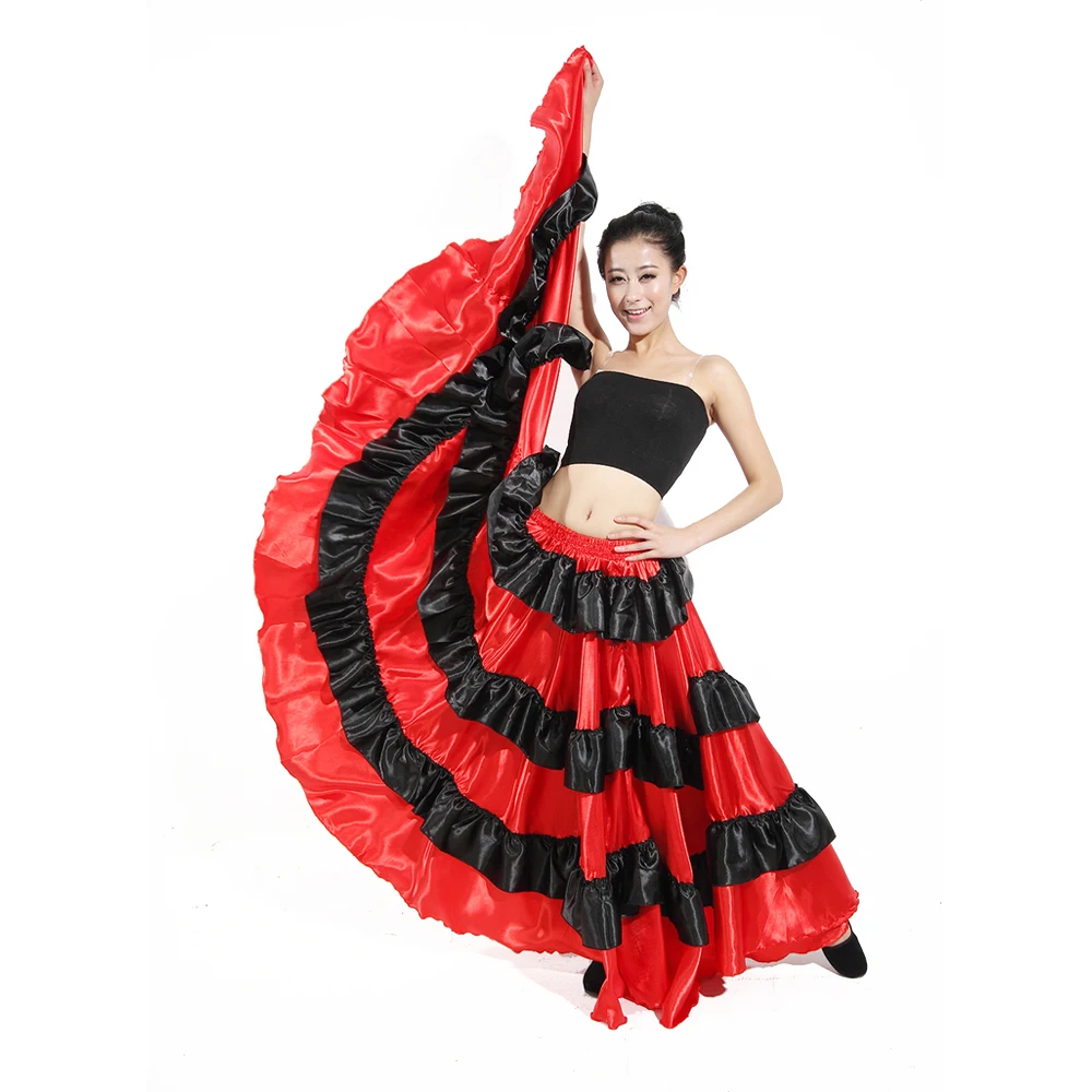 Adult Flamenco Dance Dress Opening Costume Girl Dresses Spanish Paso Doble samba ballroom dresses | Тематическая одежда и