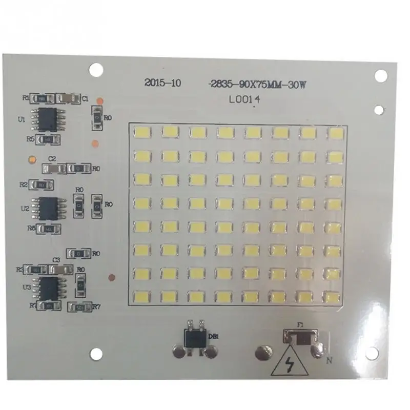 Светодиодные лампы SMD Chip Beads Smart IC 220 В 10 Вт 20 30 50 90 DIY для наружного прожектора