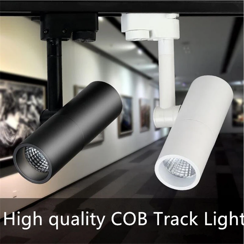Светодиодный Трековый светильник 7 Вт 10 15 COB Rail s Spot Light равноценсветильник 150