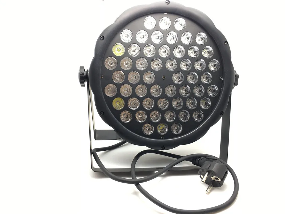 2 шт./54x3 Вт 4в1 LED Par Light RGBW Дискотека DJ Чистящая лампа DMX 512 оборудование сценическое