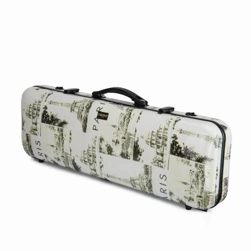 High quality Italy Christina rectangle violin case 4/4 carbon fiberglass Violin accessories | Спорт и развлечения