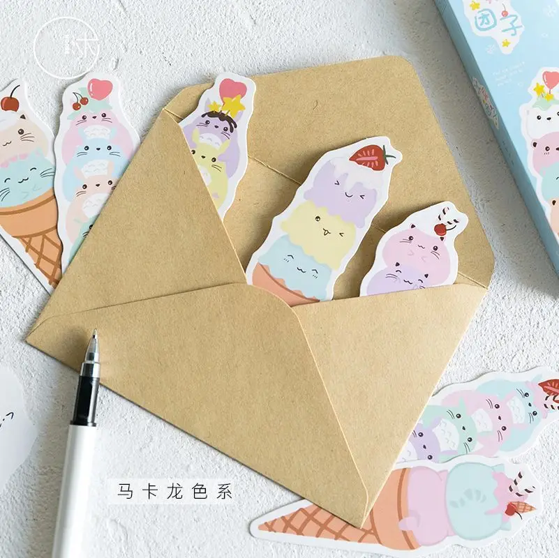 30 шт./лот Climemo Bookmark милые Icecream Books маркеры для книг Подарочные Канцтовары школьный
