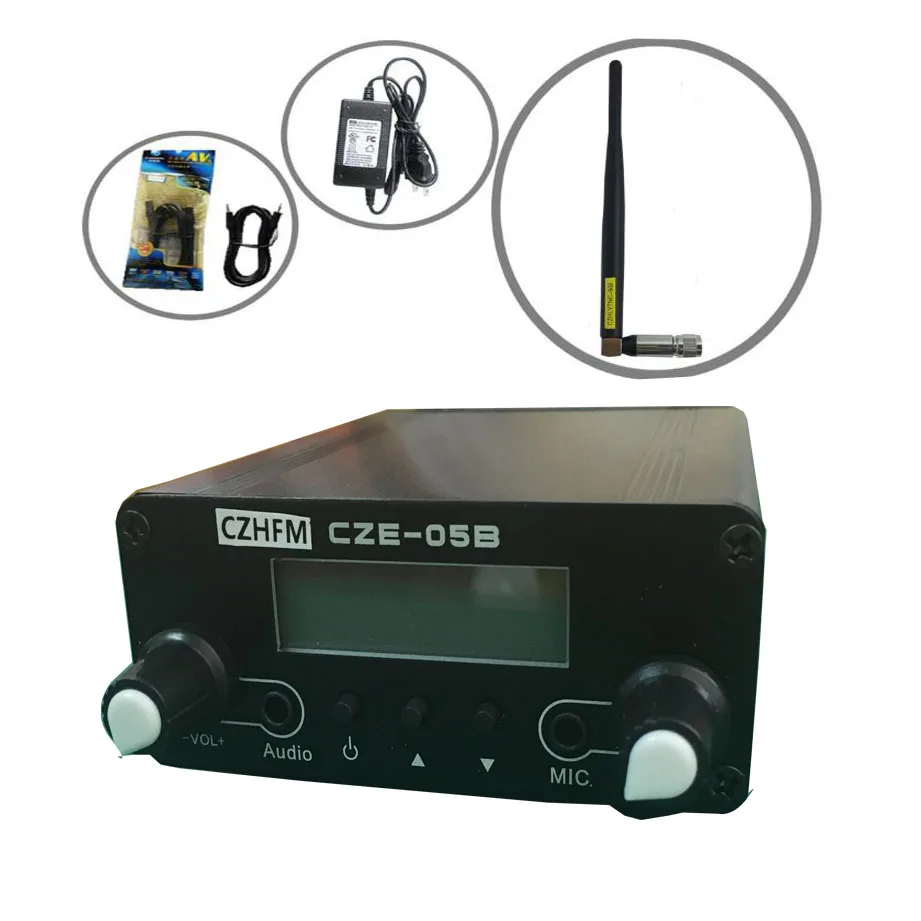 

czh-05b 0.5w pll fm передатчик радио 76-108mhz комплект