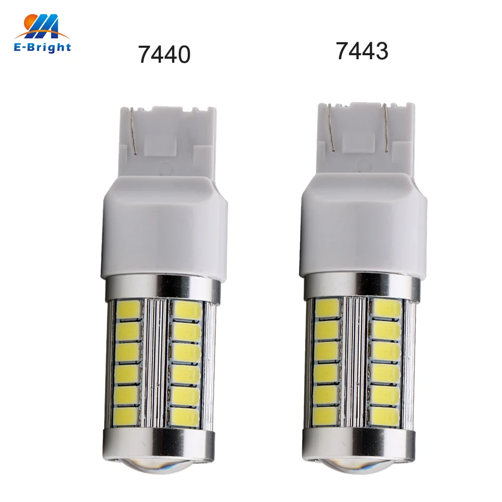 YM E Bright 2 шт. T20 5730 33 SMD 7440 7441 992 7443 7444NA 12 В постоянного тока сигнал поворота Стоп Белый