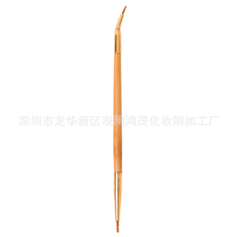 1 шт. модная красивая натуральная бамбуковая ручка изогнутая двойная Концевая