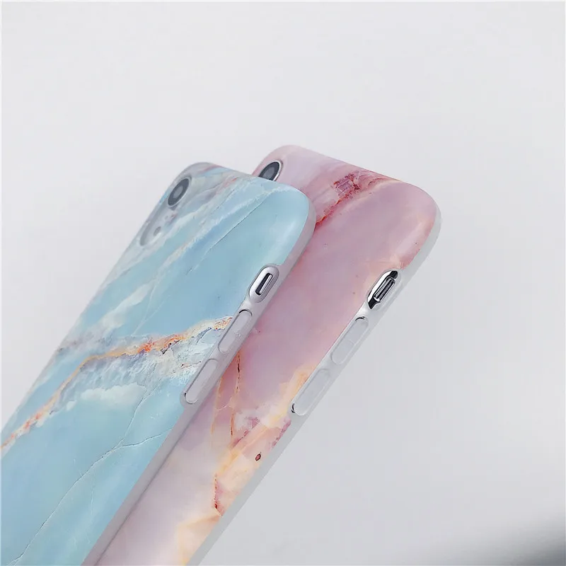 COOLY Pink Marble Case For Huawei P20 Lite P30 Pro Mate 20 Nova 3 2S 3i 3e 4e Cover iphone 6 S 7 8 X Max XR Silicone Coque |