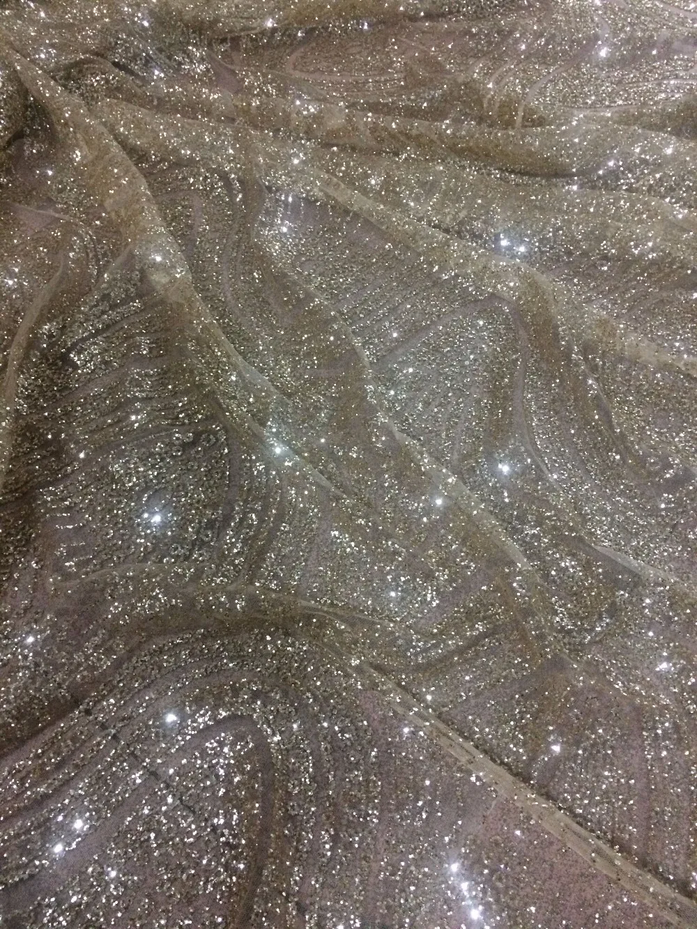 Высококачественная швейцарская кружевная ткань с блестками Новая африканская