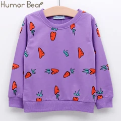 Humor Bear/Одежда для девочек; Детский свитер; Новая Осенняя детская одежда с длинными рукавами для девочек; Детское пальто с героями мультфильмов; Верхняя одежда; От 3 до 7 лет