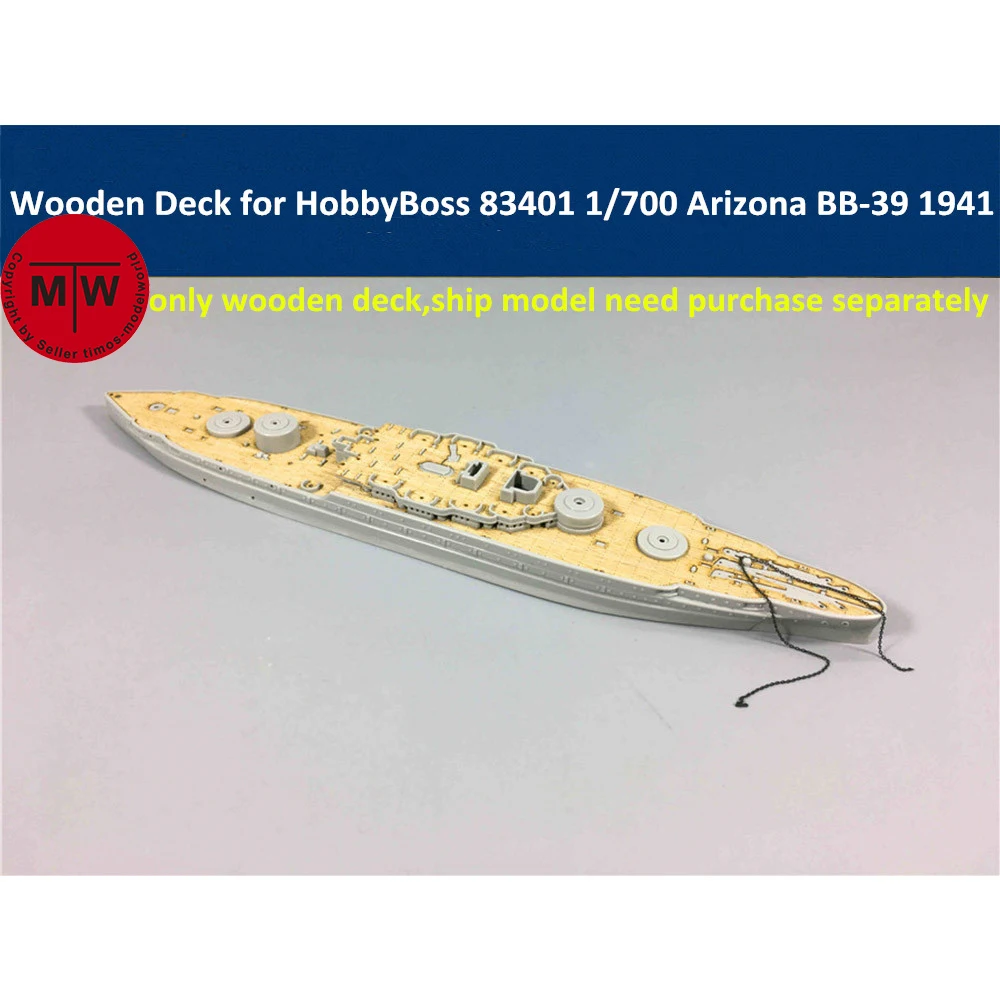 1/700 весы деревянный колоды для HobbyBoss 83401 USS Arizona BB 39 1941 комплект модели