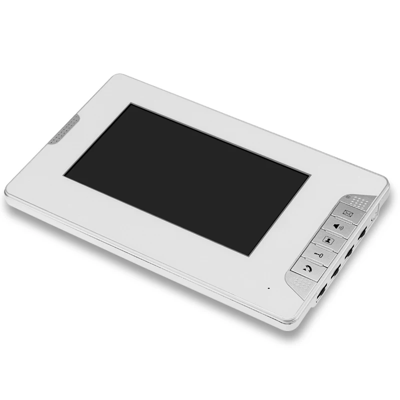 7 дюймовый TFT цветной видеодомофон видео монитор экран Внутренняя станция без ИК