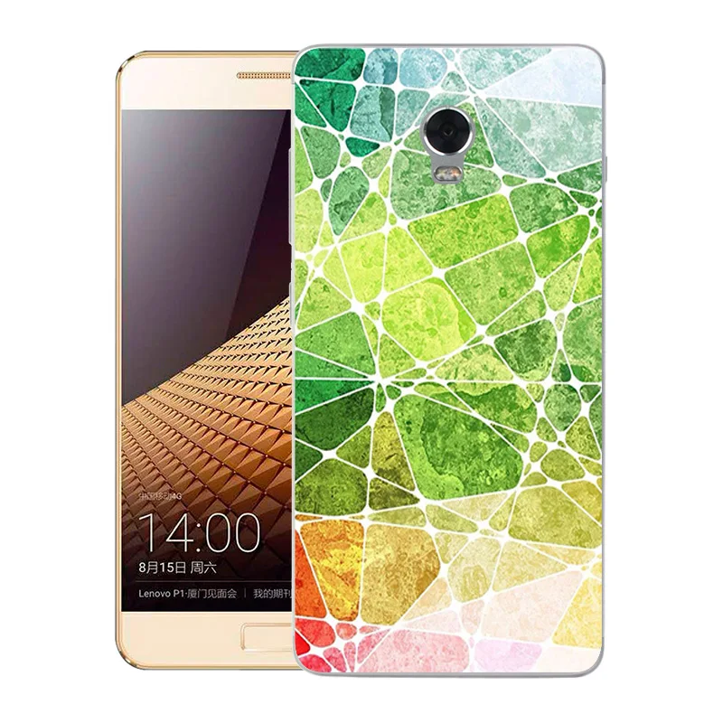Мягкий силиконовый чехол из ТПУ для Lenovo Vibe P1 с мраморным принтом|lenovo cover|lenovo vibe p1