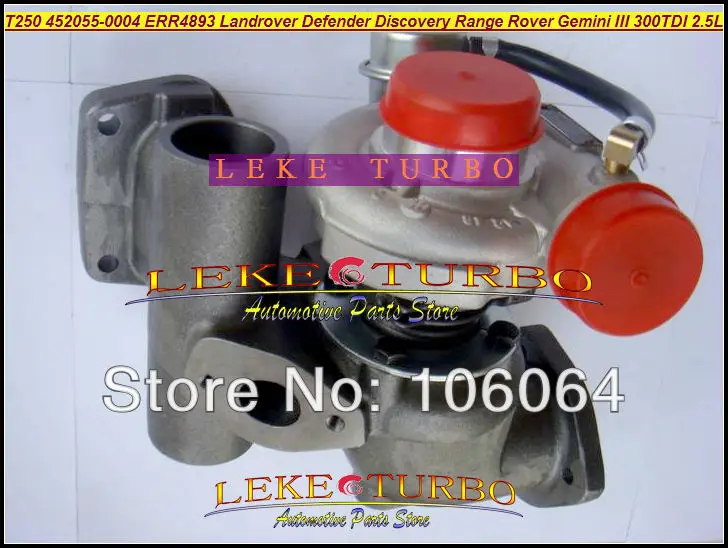 T250-04 452055-0004 452055 Турбокомпрессор Для Land Rover 90 110 Discovery Defender Range 1990- Gemini III 300TDI 2.5L |