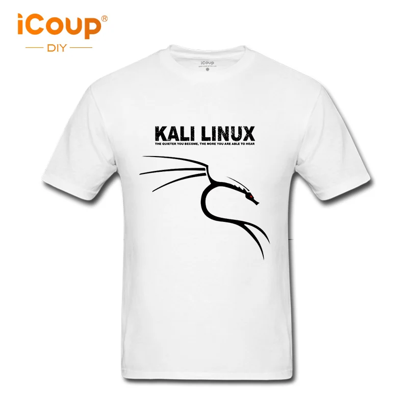 2018 iCoup Мужская Kali Linux мультфильм хлопок Высокое качество Повседневная