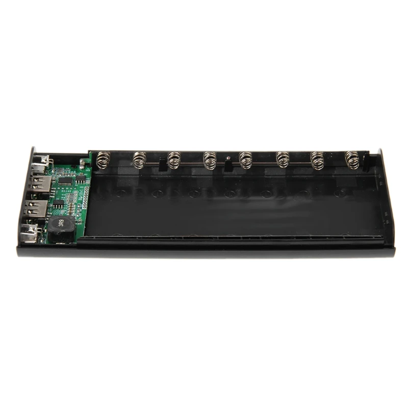Двойной USB 8x18650 аккумулятор DIY держатель ЖК-дисплей банк питания коробка для iphone |