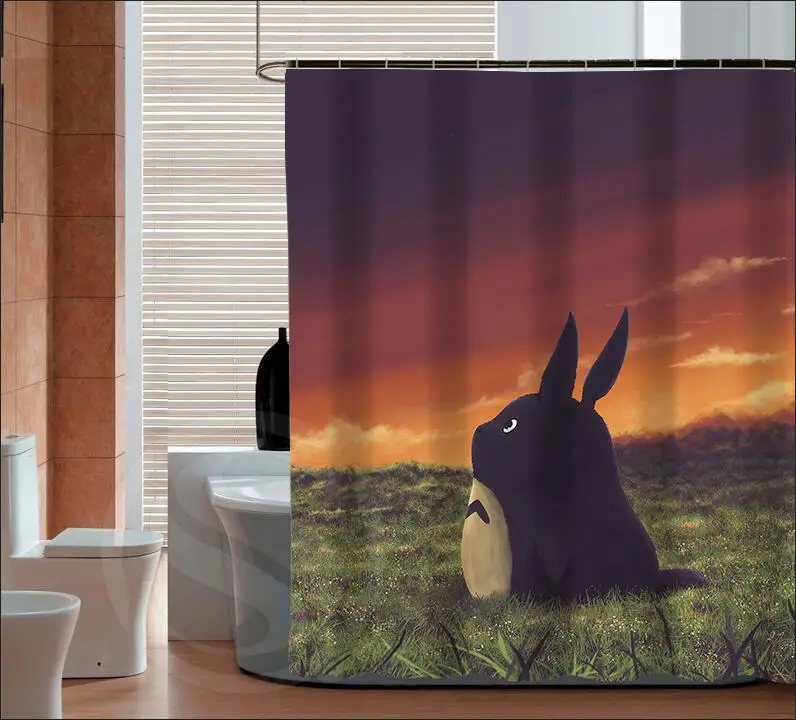 Новое прибытие Мой сосед Тоторо Персонализированные пользовательские занавески