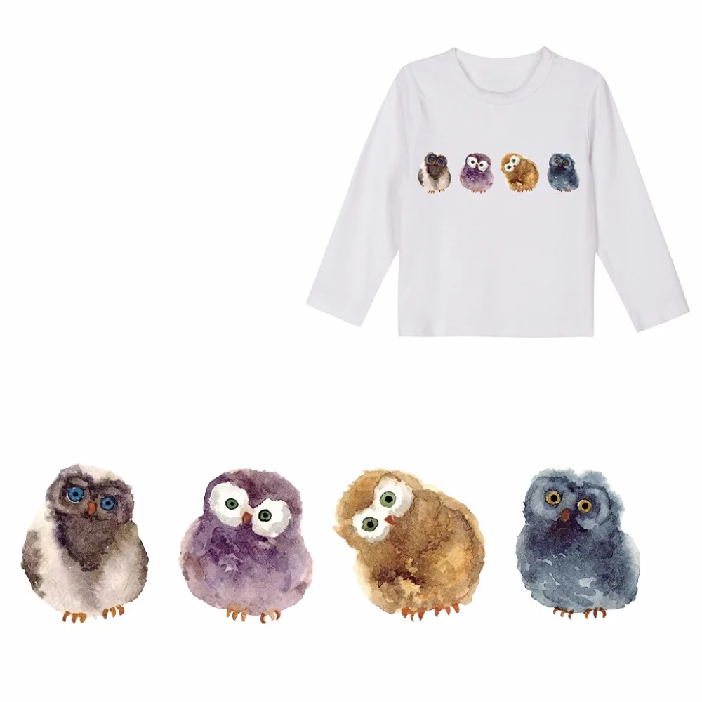 Птица Железный На нашивке DIY термопечать стикер Аппликация одежда ткань