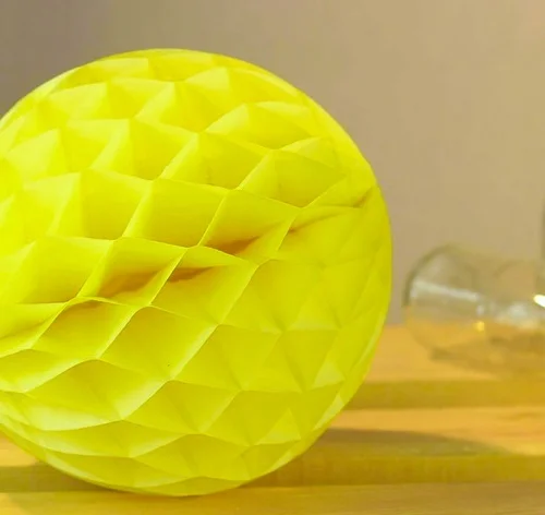 yellow 15 шт. 5 см мини тканевые бумажные сотовые шары для свадебных украшений день рождения праздник украшения Вечерние Декорации - Цвет: yellow